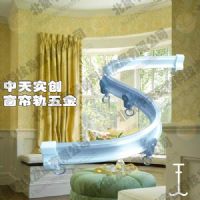 供應(yīng)重型超靜音可彎曲窗簾軌、窗簾滑道可任意彎曲,滑